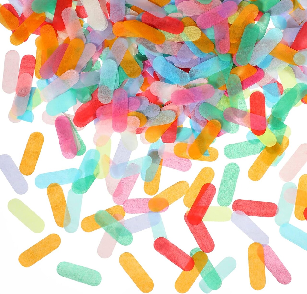 Tissue Sprinkle Confetti Donut Table Confetti Colorful Rainbow for Ice Cream Theme Party Birthday Party Suppliers Decoration(50g)